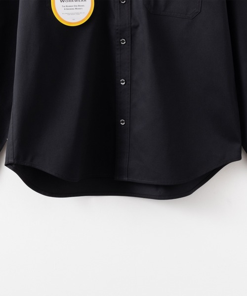 Dickies(ディッキーズ)の「Dickies 別注ツイルワークシャツ(シャツ/ブラウス・メンズ・ブラック/ベージュ・M/XXL/L/S/XL)」の7枚目の写真