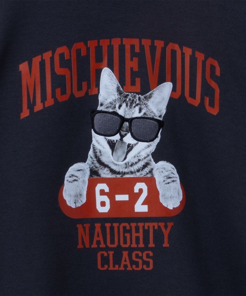 Mac-House（マックハウス）の「アニマルフォトプリントスウェットプルオーバー（スウェット・メンズ・チャコールグレー/オートミール/グリーン/ネイビー・M/XL/L）」の15枚目の写真