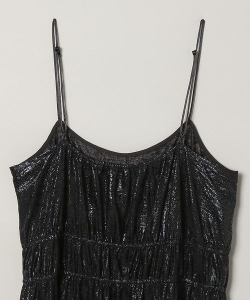 JEANASIS（ジーナシス）の「ハクプリントシアーキャミ2P/100814（ワンピース・レディース・ブラック系その他/シルバー系その他・FREE）」の15枚目の写真