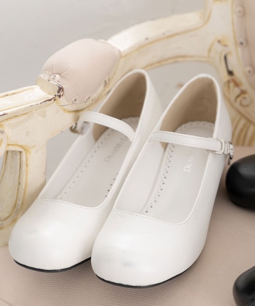 DearMyLove（ディアマイラブ）の「3cmヒールロリータパンプス（パンプス・レディース・ブラウン/ブラック系その他/ブラック/ホワイト・26.5cm/21.5cm/23cm/22.5cm/22cm/25.5cm/26cm/24cm/24.5cm/23.5cm/21cm/25cm）」の18枚目の写真