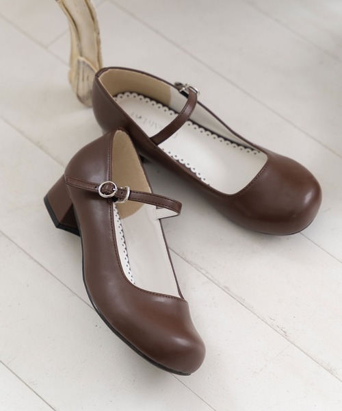 DearMyLove（ディアマイラブ）の「3cmヒールロリータパンプス（パンプス・レディース・ブラウン/ブラック系その他/ブラック/ホワイト・26.5cm/21.5cm/23cm/22.5cm/22cm/25.5cm/26cm/24cm/24.5cm/23.5cm/21cm/25cm）」の20枚目の写真