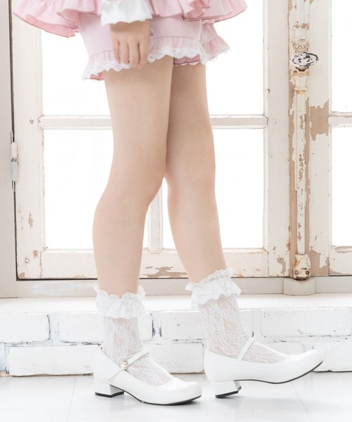 DearMyLove（ディアマイラブ）の「3cmヒールロリータパンプス（パンプス・レディース・ブラウン/ブラック系その他/ブラック/ホワイト・26.5cm/21.5cm/23cm/22.5cm/22cm/25.5cm/26cm/24cm/24.5cm/23.5cm/21cm/25cm）」の10枚目の写真