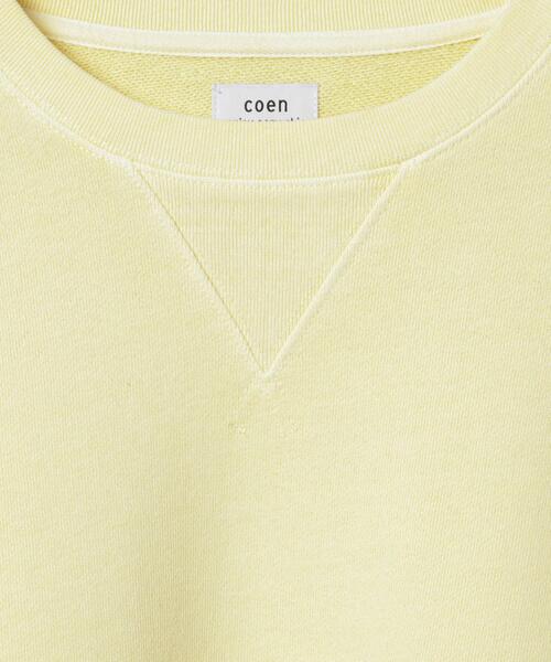 coen（コーエン）の「ヴィンテージライクピグメント裏毛スウェット（スウェット・メンズ・ライトブルー/ダークグレー/クリーム・S/M/L/XL）」の9枚目の写真