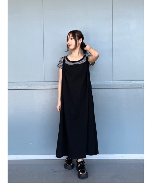 サッカーフレアキャミソール サッカーストレッチフレア ワンピース | ANAYI/アナイ | 三越