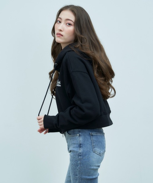 JUST A NOON（ジャストアヌーン）の「CROPPED ZIP HOODIE
