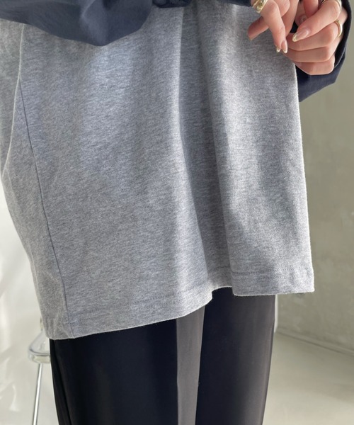 U.S. POLO ASSN.(ユーエスポロアッスン)の「U.S.POLO ASSN.ベースボールTシャツ(Tシャツ/カットソー・レディース・ホワイト×ブラック/ホワイト×グリーン/ネイビー・L/M)」の17枚目の写真