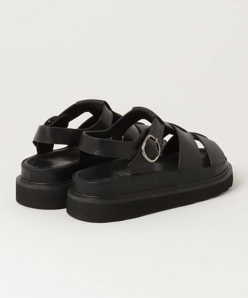 MOHI（モヒ）の「[MOHI/モヒ] SETA プラットフォームグルカサンダル（サンダル・レディース・オフホワイト/ブラック・38/36/37）」の4枚目の写真