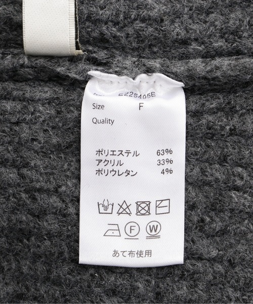 DETAILS(ディテールズ)の「DETAILS/ディテイルズ/畔プルオーバー(ニット/セーター・レディース・ベージュ/チャコールグレー・F)」の11枚目の写真