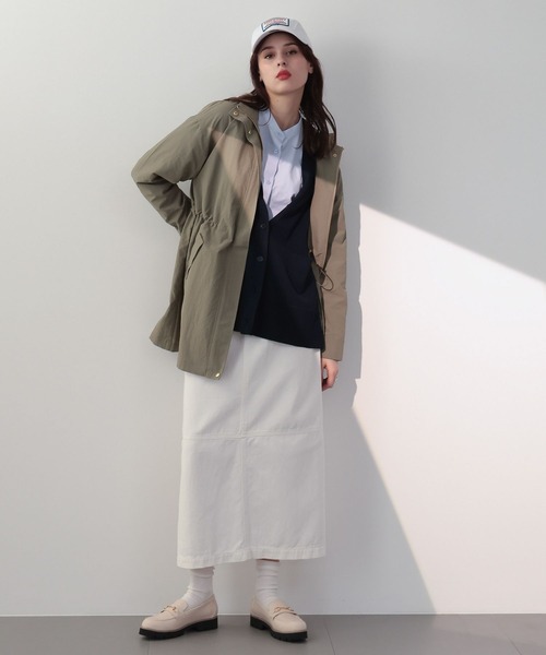 saloon（サルーン）の「SALOON(サルーン)/Vネックポケットカーデ（カーディガン/ボレロ・レディース・ライトベージュ/オレンジ/ネイビー・FREE）」の7枚目の写真