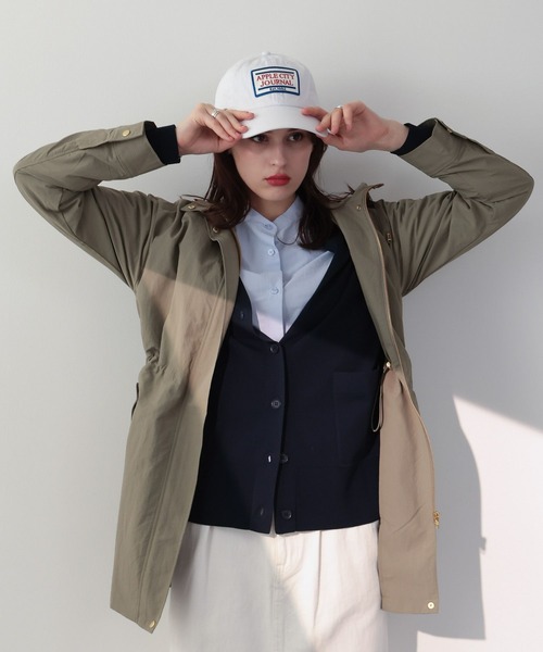 saloon（サルーン）の「SALOON(サルーン)/Vネックポケットカーデ（カーディガン/ボレロ・レディース・ライトベージュ/オレンジ/ネイビー・FREE）」の15枚目の写真