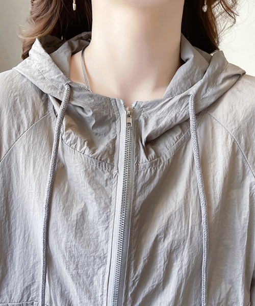 Miniministore(ミニミニストア)の「軽アウター レディース 薄手ブルゾン 夏(カーディガン/ボレロ・レディース・ホワイト/グレー・FREE)」の7枚目の写真