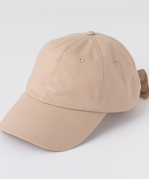hetoldme リボンキャップ Ribon ribon ribon Cap セール】 リボン刺繍CAP （キャップ）｜ESPERANZA