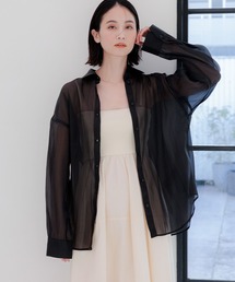 LAKOLE | オーガンジーシアーシャツ / 111119(シャツ/ブラウス)