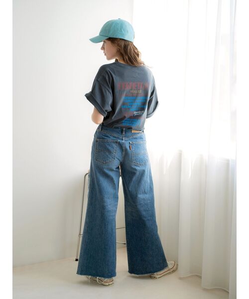 Ungrid(アングリッド)の「ツアーロゴルーズTee(Tシャツ/カットソー・レディース・オフホワイト/チャコールグレー/オレンジ/パープル/グリーン・FREE)」の18枚目の写真