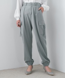 YECCA VECCA | サテンカーゴジョガーパンツ(カーゴパンツ)