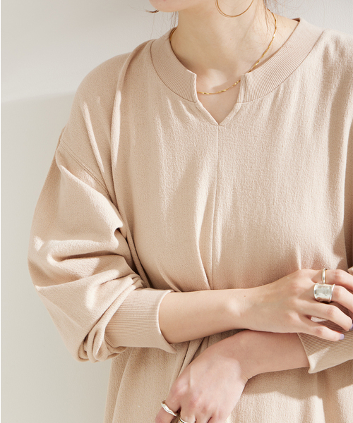 B.C STOCK（ベーセーストック）の「ナシジカットワンピース（ワンピース・レディース・ベージュ/ブラック・FREE）」の21枚目の写真