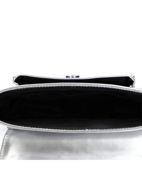 X-girl（エックスガール）の「STAR LOGO 2WAY SHOULDER BAG（ショルダーバッグ・レディース・シルバー/ライトブルー/ブラック・ONE SIZE）」の11枚目の写真