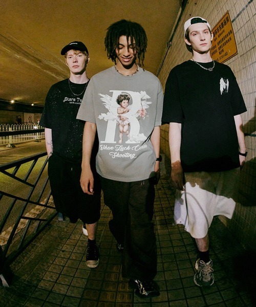 Ressaca（レサーカ）の「オーバーサイズ キューピッドグラフィックプリントTシャツ（Tシャツ/カットソー・メンズ・グレー/ブラック・XL/L/M）」の10枚目の写真