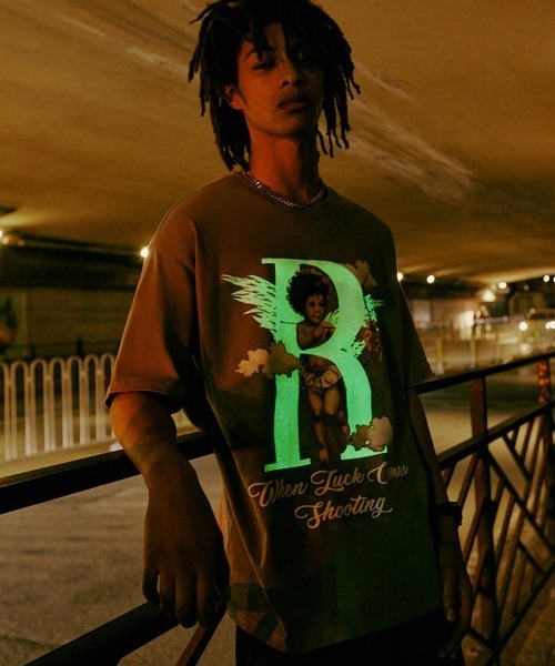 Ressaca（レサーカ）の「オーバーサイズ キューピッドグラフィックプリントTシャツ（Tシャツ/カットソー・メンズ・グレー/ブラック・XL/L/M）」の12枚目の写真