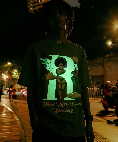 Ressaca（レサーカ）の「オーバーサイズ キューピッドグラフィックプリントTシャツ（Tシャツ/カットソー・メンズ・グレー/ブラック・XL/L/M）」の13枚目の写真