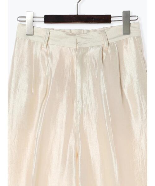 Te chichi（テチチ）の「シャイニーワイドパンツ（セットアップ可）（その他パンツ・レディース・イエロー/オフホワイト・F）」の17枚目の写真