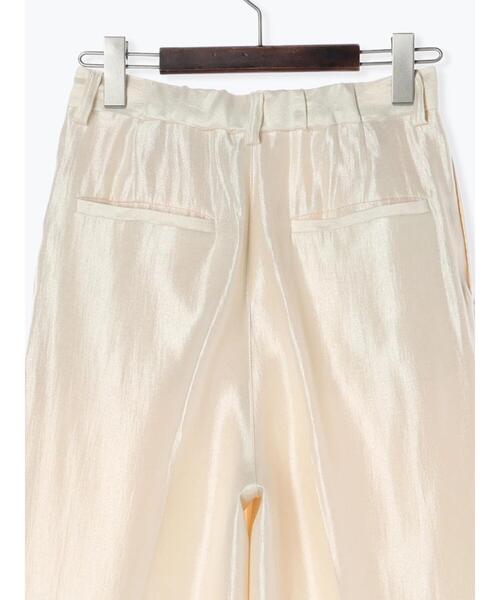 Te chichi（テチチ）の「シャイニーワイドパンツ（セットアップ可）（その他パンツ・レディース・イエロー/オフホワイト・F）」の20枚目の写真