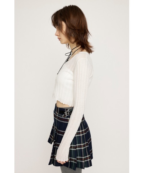 SLY | SHEER CROCHET HG カーディガン (カーディガン ) |SHEL
