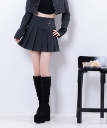 フロントホックミニスカート