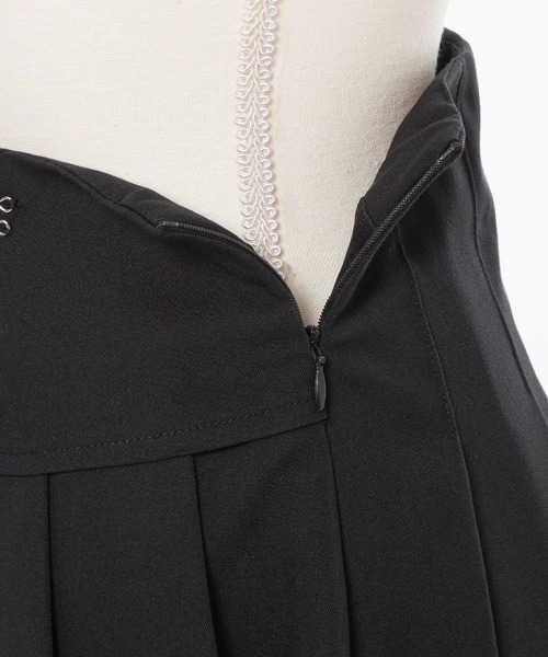 DearMyLoveMillor(ディアマイラブミラー)の「フロントホックミニスカート(スカート・レディース・ブラック/グレー・MEDIUM/LARGE/LL/3L)」の11枚目の写真