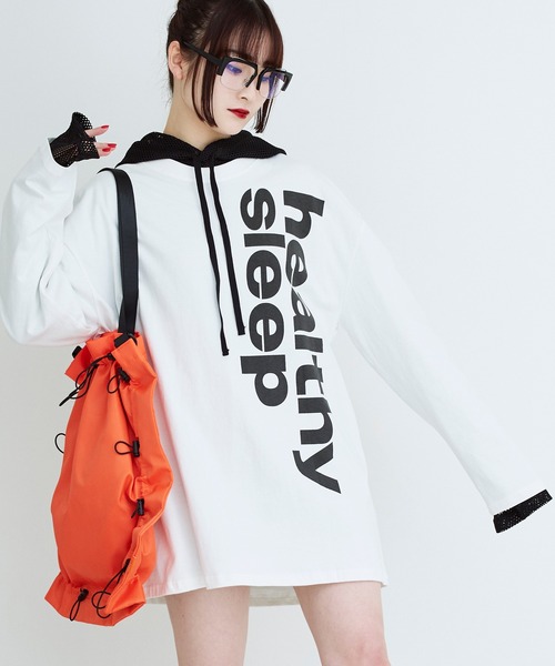 narcissu ナルキッソス Tシャツ セール】【Narcissus】ロゴロングTシャツ（Tシャツ/カットソー