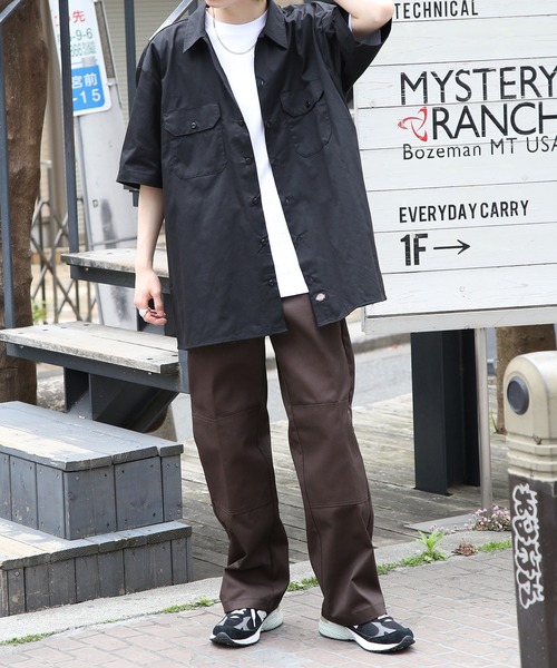 ディッキーズ 85283 ダブルニー ブラック 38×30 セール】【Dickies】ディッキーズ 定番 85283 ダブルニー ワーク