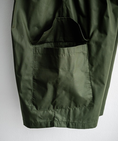 ウィンダンシー カーキ　カーゴショートパンツ　サイズL ワンタック ワイドミリタリーカーゴイージーショートパンツ / ハーフ
