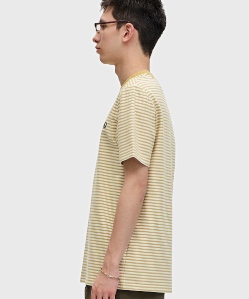 セール】Fine Stripe Heavy Weight T-Shirt／ストライプ