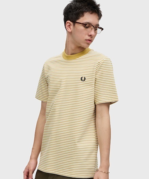 セール】Fine Stripe Heavy Weight T-Shirt／ストライプ