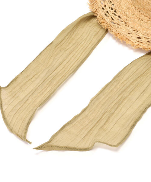 N.(N. Natural Beauty Basic)(エヌエヌナチュラルビューティーベーシック)の「◆ラフィアフリンジカンカン帽(ハット・レディース・ブラック/ベージュ・フリ-)」の17枚目の写真