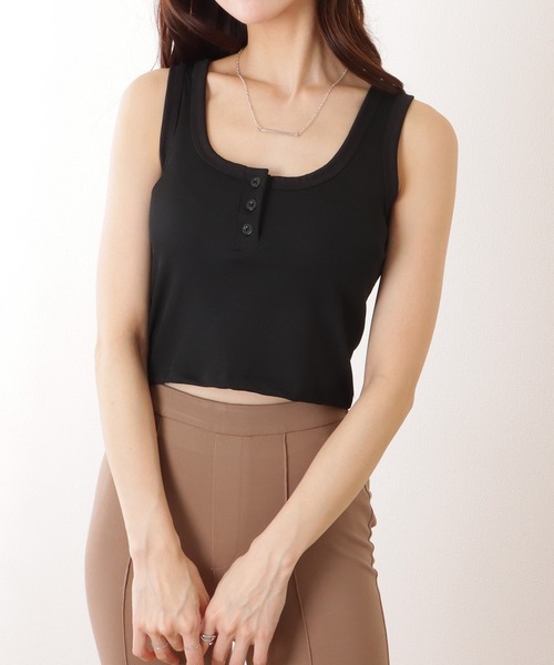 未使用 Katie UNDER PRETTIES ノースリーブ 黒 タンクトップ