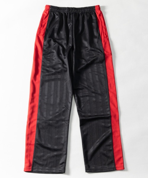 NYLAUS(ナイラス)の「レギュラーフィット シャドーストライプ サイドライン イージージャージパンツ(その他パンツ・メンズ・ブラック×ホワイト/ブラック系/ブラック×レッド/チャコールグレー×ブラック/ネイビー系・M/L/LL)」の3枚目の写真