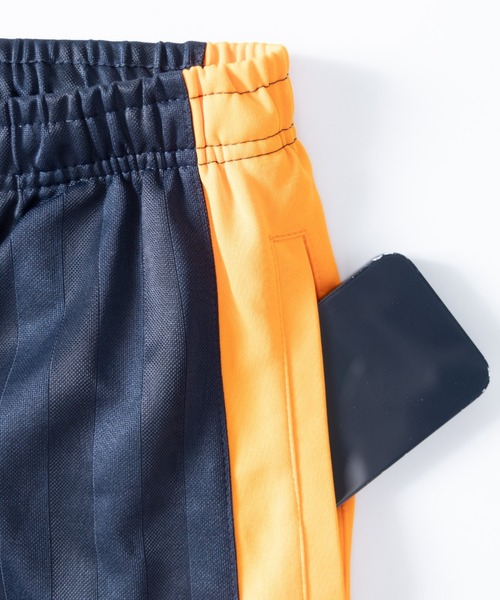 NYLAUS(ナイラス)の「レギュラーフィット シャドーストライプ サイドライン イージージャージパンツ(その他パンツ・メンズ・ブラック×ホワイト/ブラック系/ブラック×レッド/チャコールグレー×ブラック/ネイビー系・M/L/LL)」の7枚目の写真