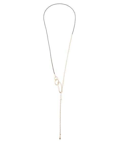 YECCA VECCA（イェッカヴェッカ）の「チェーン×コードラリエット（ネックレス・レディース・シルバー/ゴールド・FREE）」の7枚目の写真