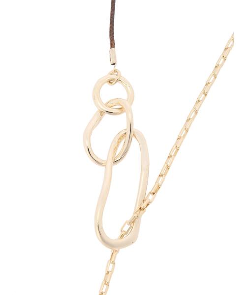 YECCA VECCA（イェッカヴェッカ）の「チェーン×コードラリエット（ネックレス・レディース・シルバー/ゴールド・FREE）」の8枚目の写真