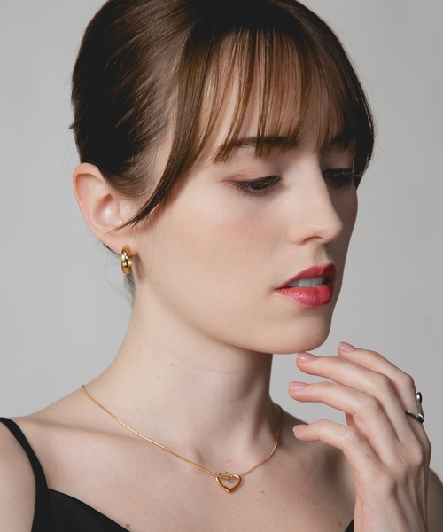 Os accessory(オズアクセサリー)の「【Os】オズ【金属アレルギー対応】ガラスストーン フープピアス(ピアス(両耳用)・レディース・シルバー/ゴールド・FREE)」の11枚目の写真