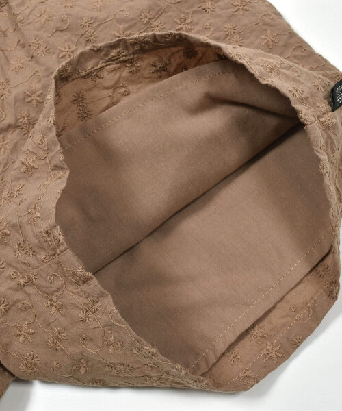 Noeil aime BeBe（ノイユエイムベベ）の「コットンレースショートパンツ(90~130cm)（その他パンツ・キッズ・ブラウン/グリーン・110cm/100cm/120cm/130cm/90cm）」の20枚目の写真