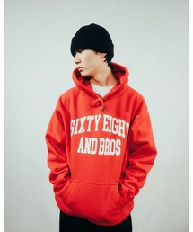 68&brothers | RW Hood Sweat "COLLEGE"(パーカー)
