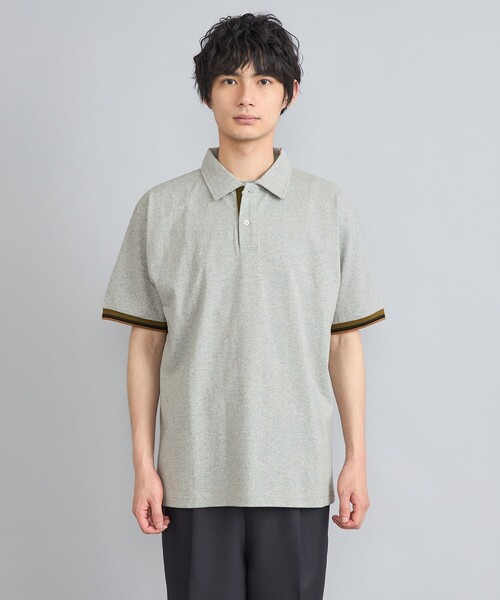 coen（コーエン）の「カラーリブニットポロシャツ（ポロシャツ・メンズ・ホワイト/グレー/ブラック・M/XL/L）」の22枚目の写真