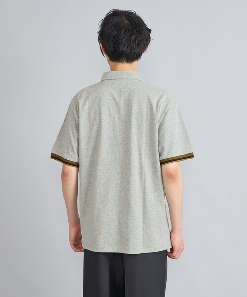 リブニットポロシャツ NOICE SALON adam et rope' ニット セーター ローシルクリブニット