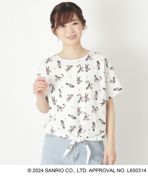 【Hello Kitty×LAURA ASHLEY】コラボTシャツ（Tシャツ/カットソー）｜LAURA ASHLEY（ローラアシュレイ）