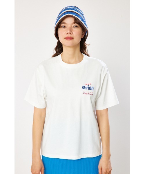 RODEO CROWNS WIDE BOWL(ロデオクラウンズワイドボウル)の「Orion Beer ×RCS Tシャツ(Tシャツ/カットソー・レディース・オフホワイト/チャコールグレー/ブルー・MEDIUM/LARGE)」の13枚目の写真