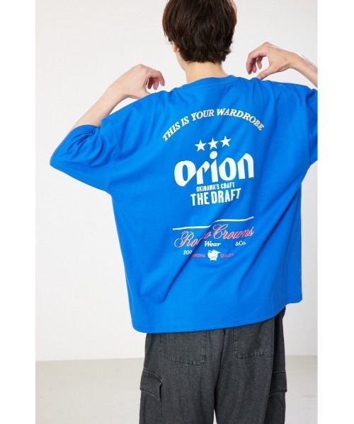 RODEO CROWNS WIDE BOWL(ロデオクラウンズワイドボウル)の「Orion Beer ×RCS Tシャツ(Tシャツ/カットソー・レディース・オフホワイト/チャコールグレー/ブルー・MEDIUM/LARGE)」の22枚目の写真