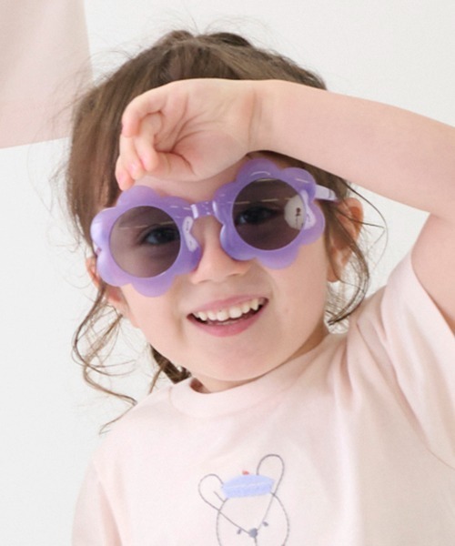 petit main（プティマイン）の「お花サングラス（サングラス・キッズ・ラベンダー/イエロー/ライトピンク・FREE）」の12枚目の写真