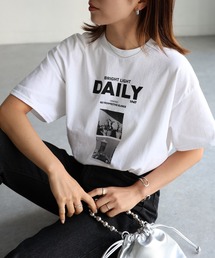 Riberry | DAILYフォトプリント半袖Tシャツ(Tシャツ/カットソー)